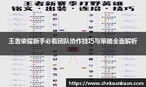 王者荣耀新手必看团队协作技巧与策略全面解析