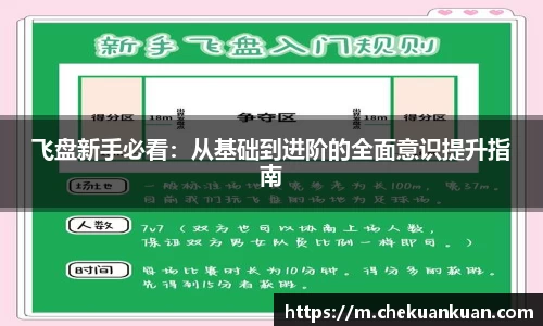 飞盘新手必看：从基础到进阶的全面意识提升指南